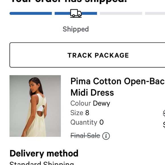 NWT - Pima Cotton Open-Back Midi Dress - Dewy - Picture 4 of 7